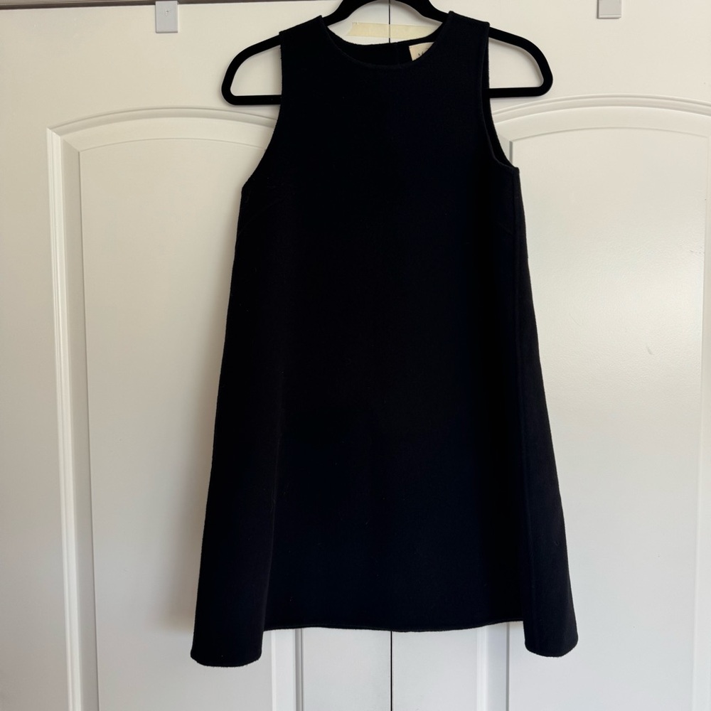 Sezane Black Dress - 100% Wool - Picture 4 of 8